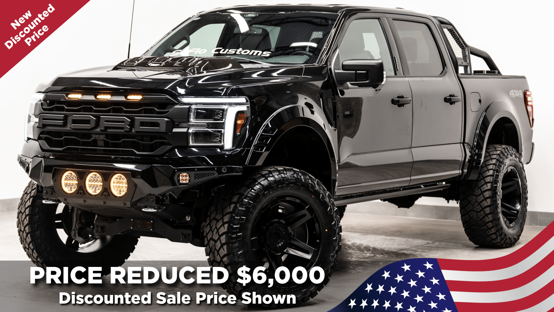 2024 FORD F-150 LARIAT in Black, photo 1 of 46