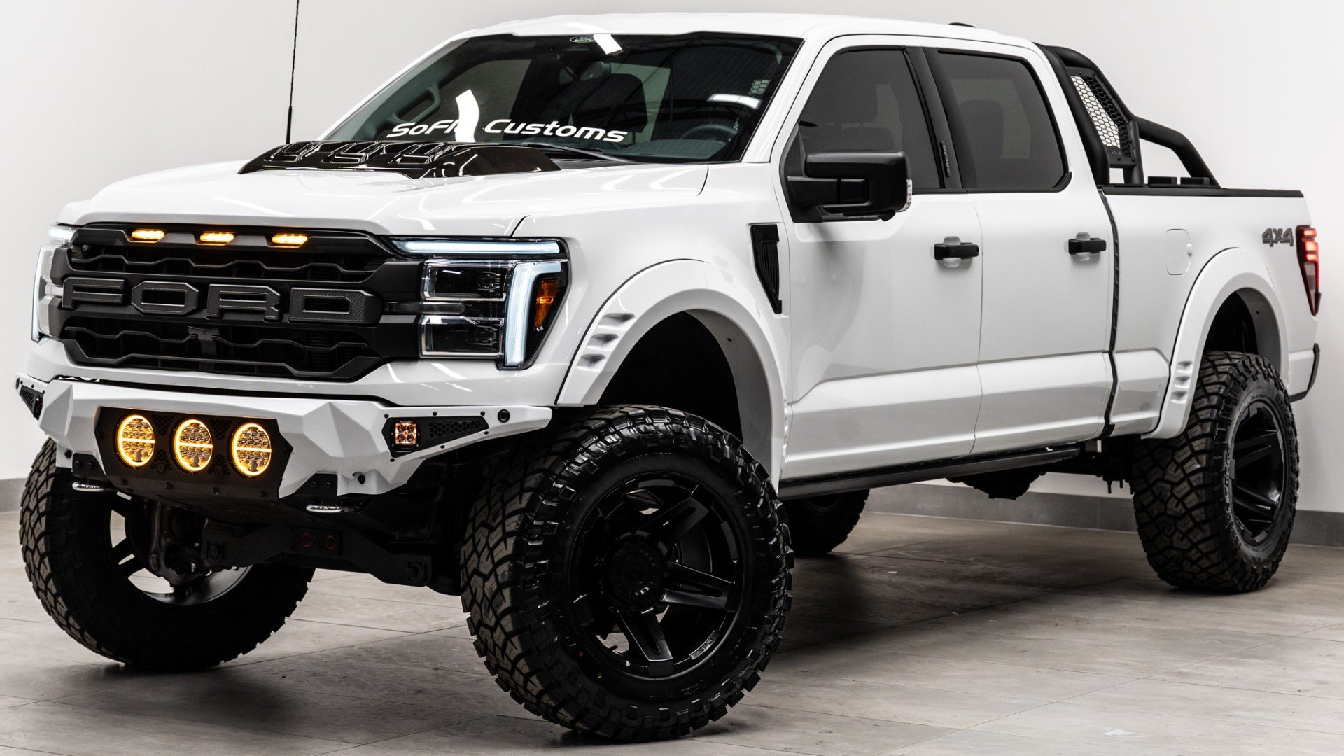 2024 FORD F-150 LARIAT in White, photo 1 of 53