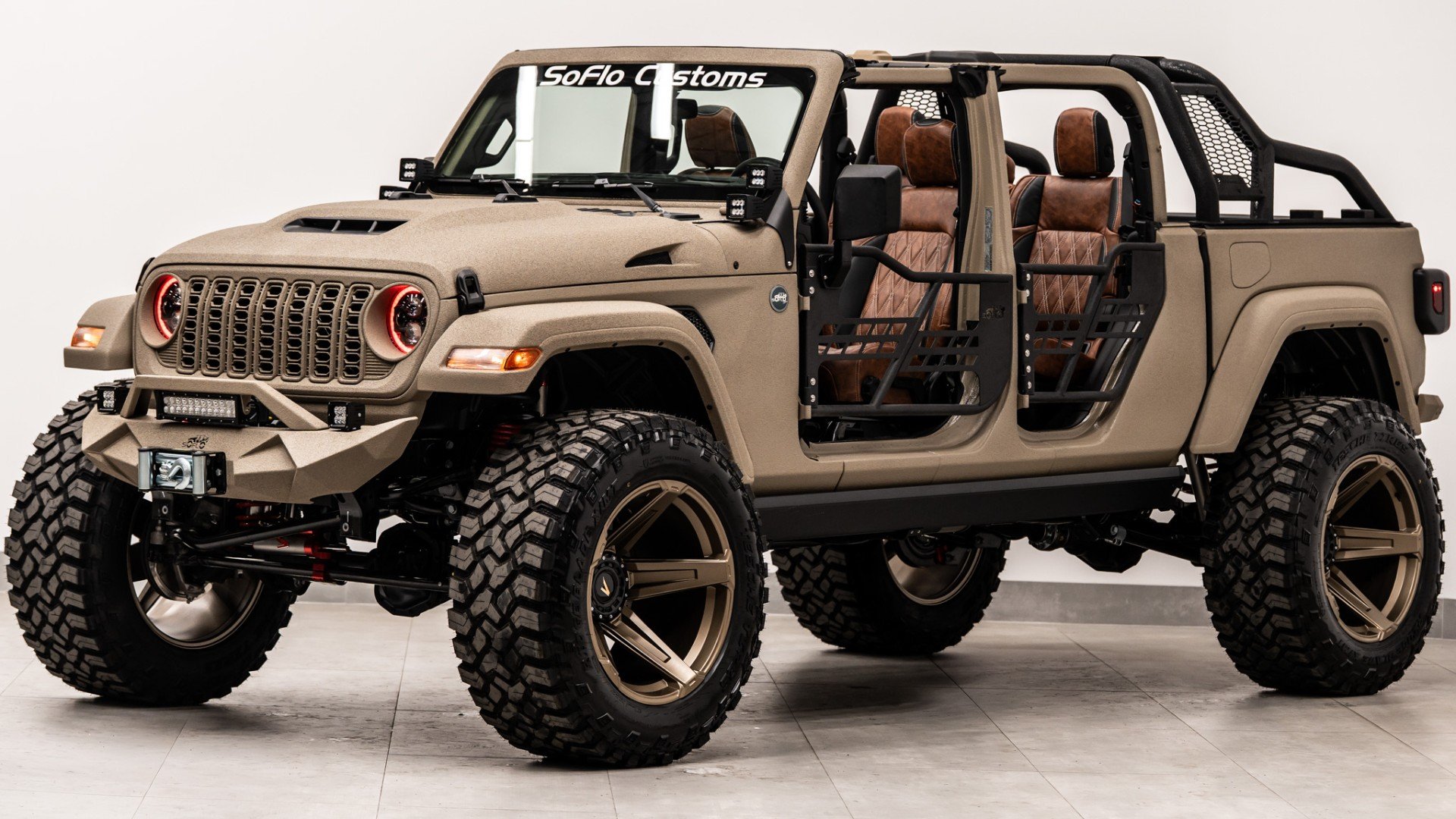2026 JEEP GLADIATOR in Tan, photo 1 of 59