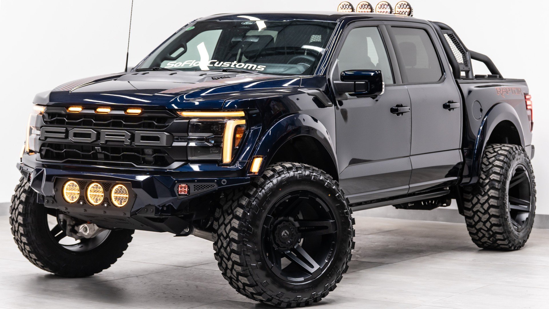 2025 FORD F-150 RAPTOR in Navy, photo 1 of 58