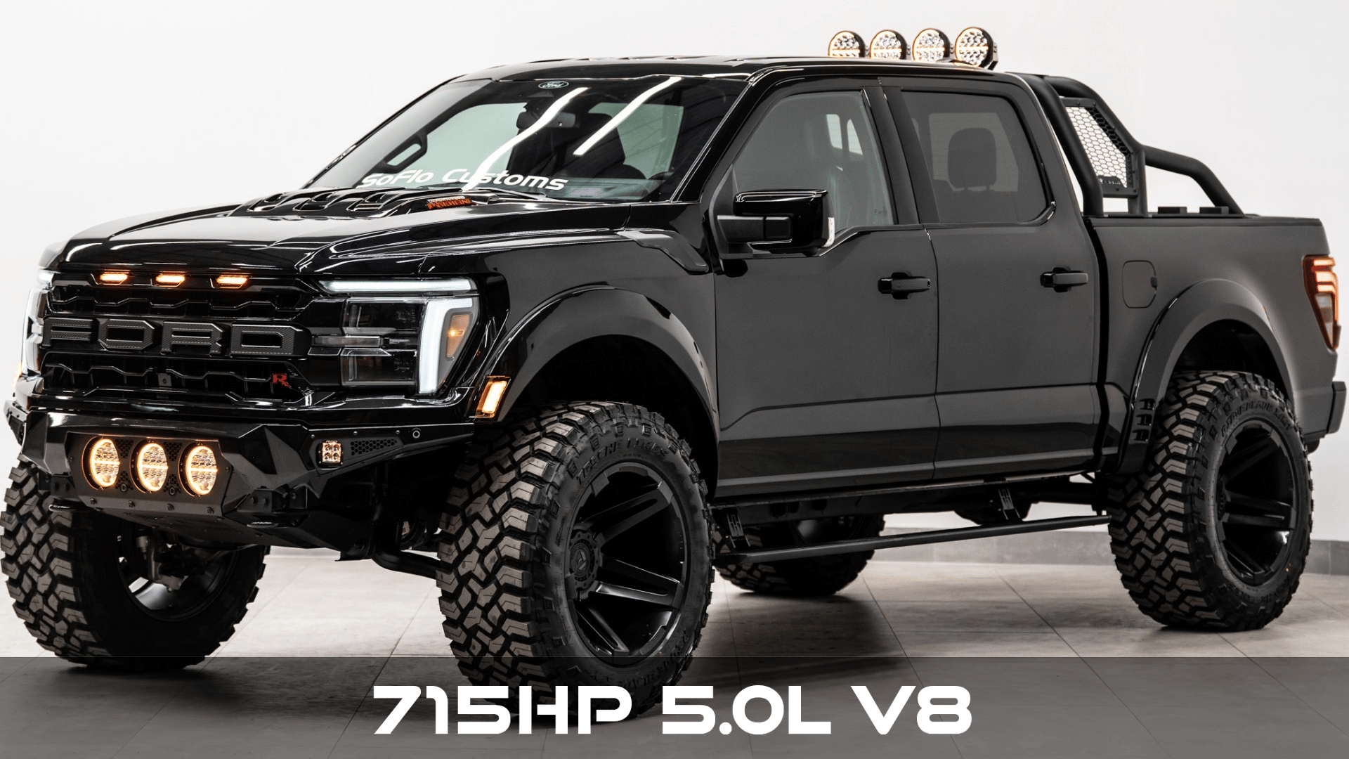 2025 FORD F-150 LARIAT in Black, photo 1 of 5