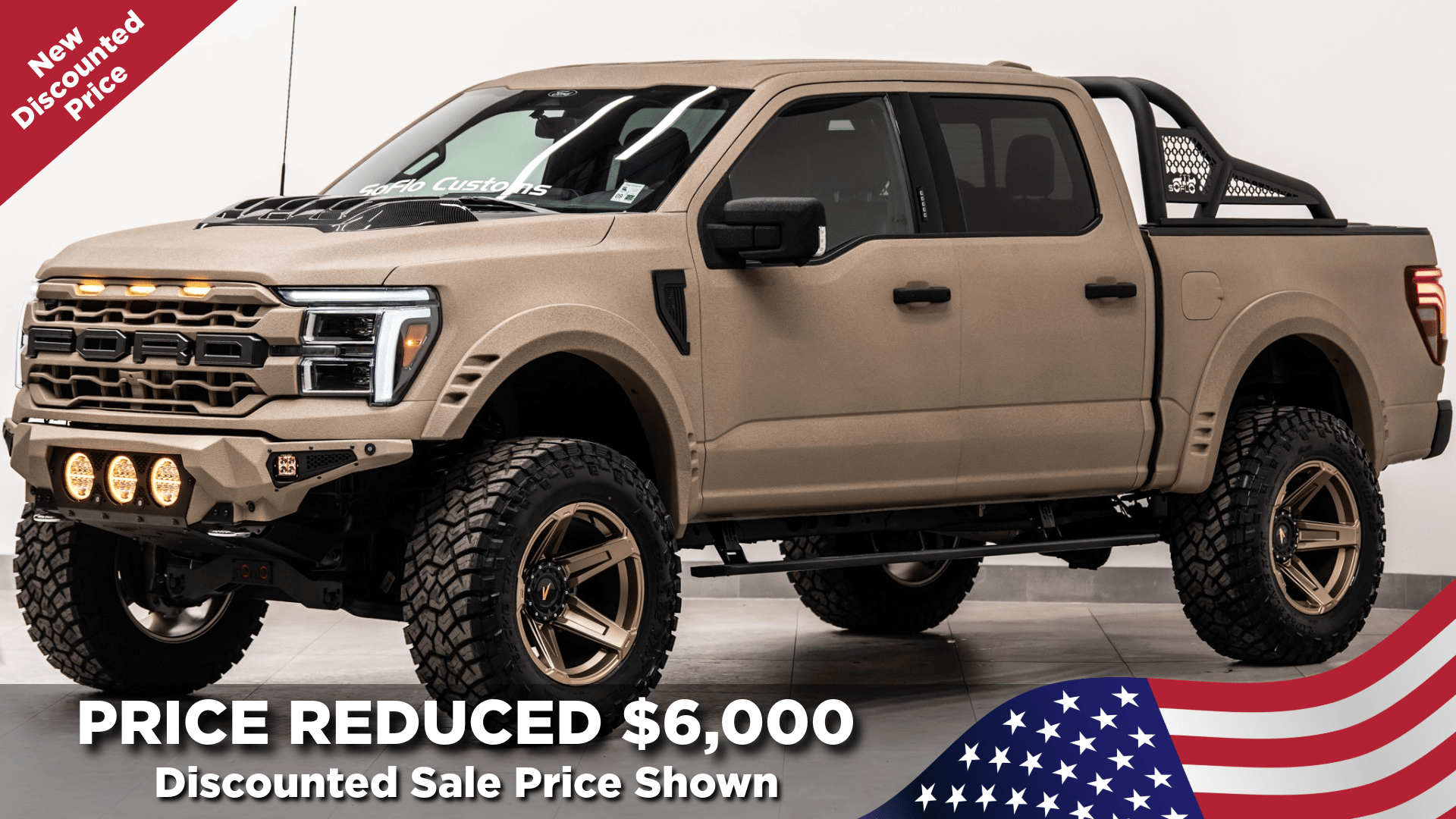 2024 FORD F-150 LARIAT in Tan, photo 1 of 33