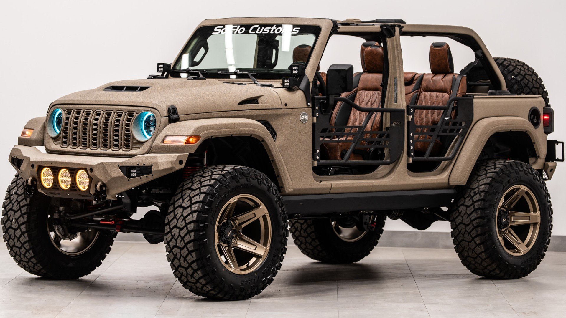 2026 JEEP WRANGLER in Tan, photo 1 of 46