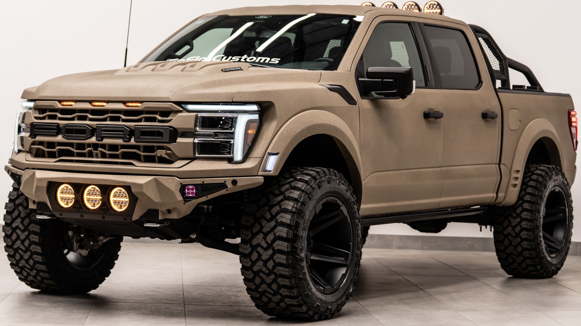 2024 FORD F-150 LARIAT in Tan, photo 1 of 46