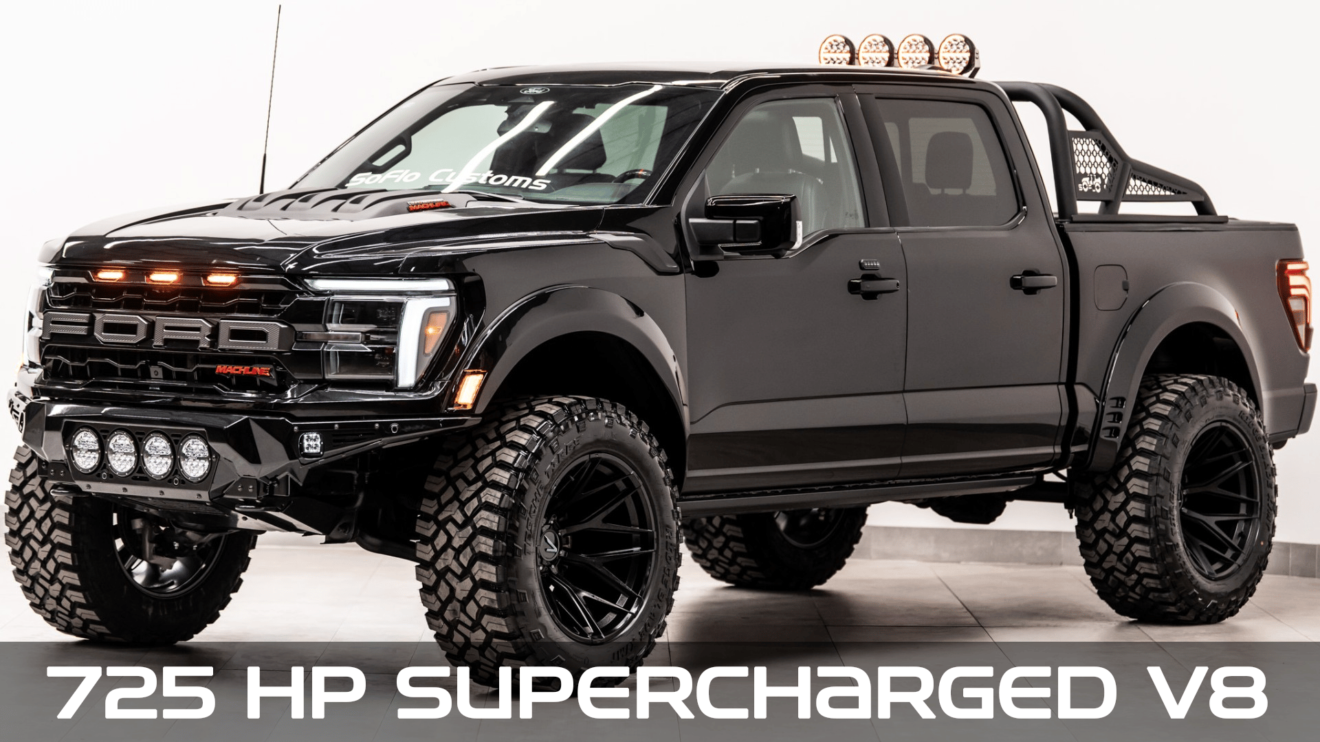 2025 FORD F-150 4X4 LARIAT in Black, photo 1 of 5