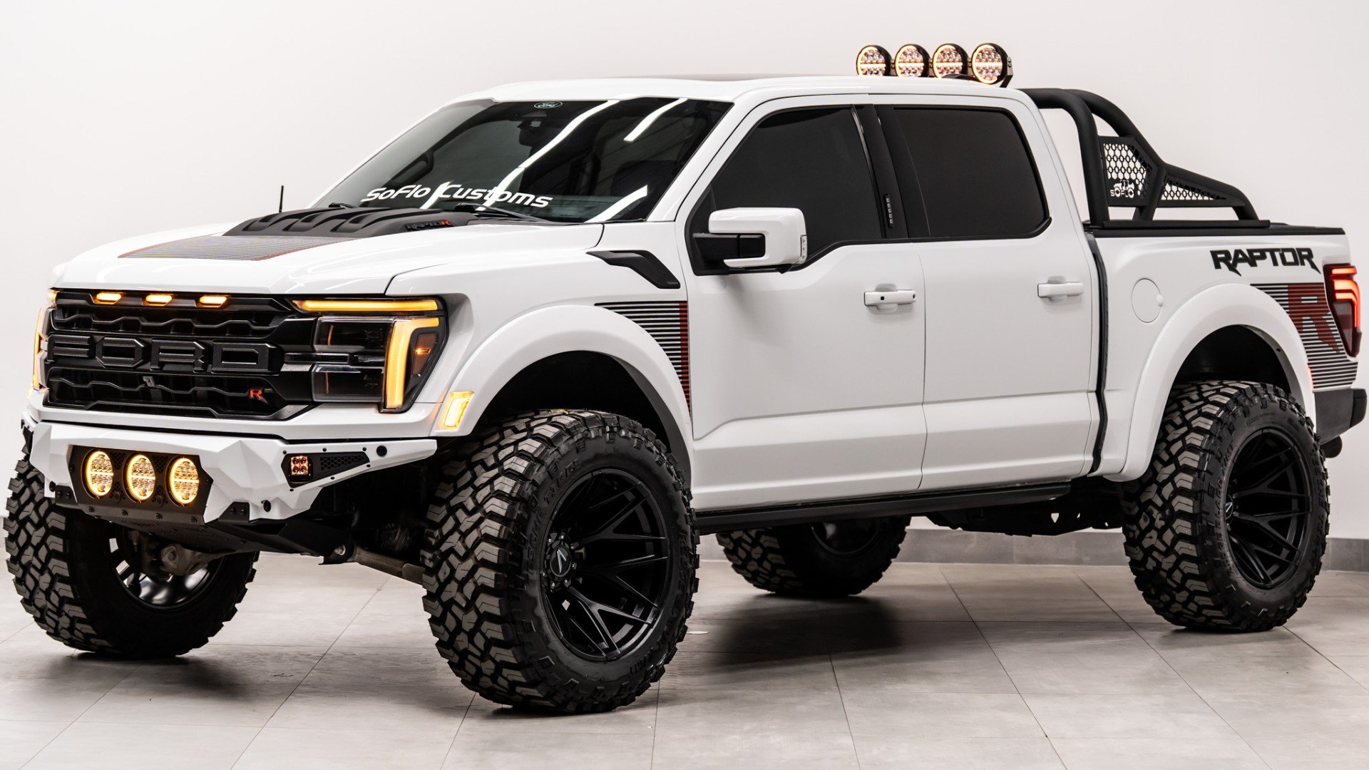 2024 FORD F-150 RAPTOR R in White, photo 1 of 60