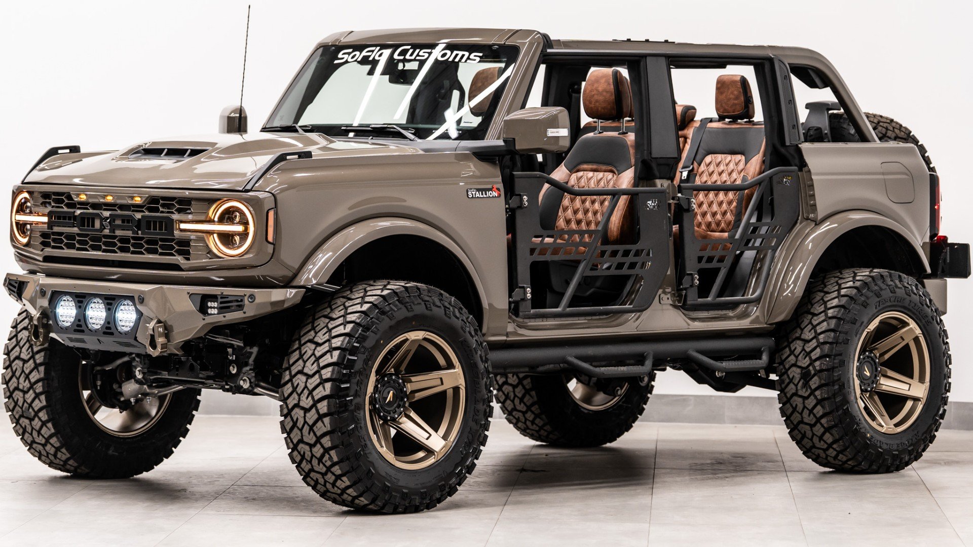 2026 FORD BRONCO in Marsh Gray, photo 1 of 56