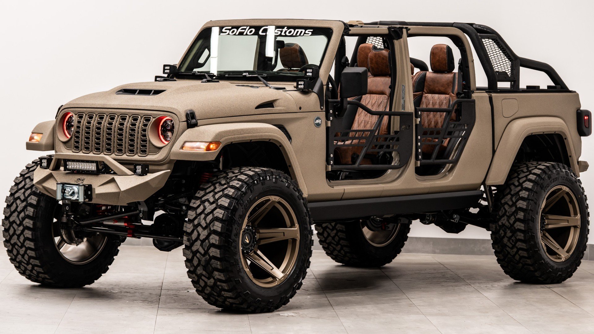 2026 JEEP GLADIATOR in Tan, photo 1 of 58