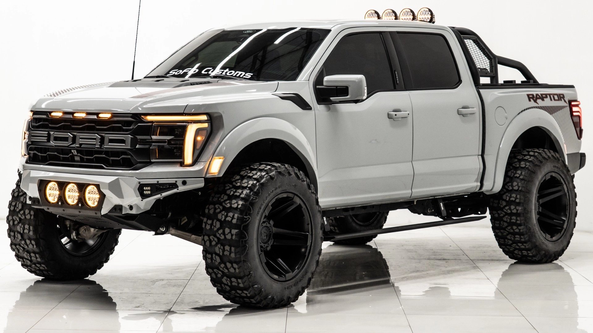 2024 FORD F-150 RAPTOR in Gray, photo 1 of 5