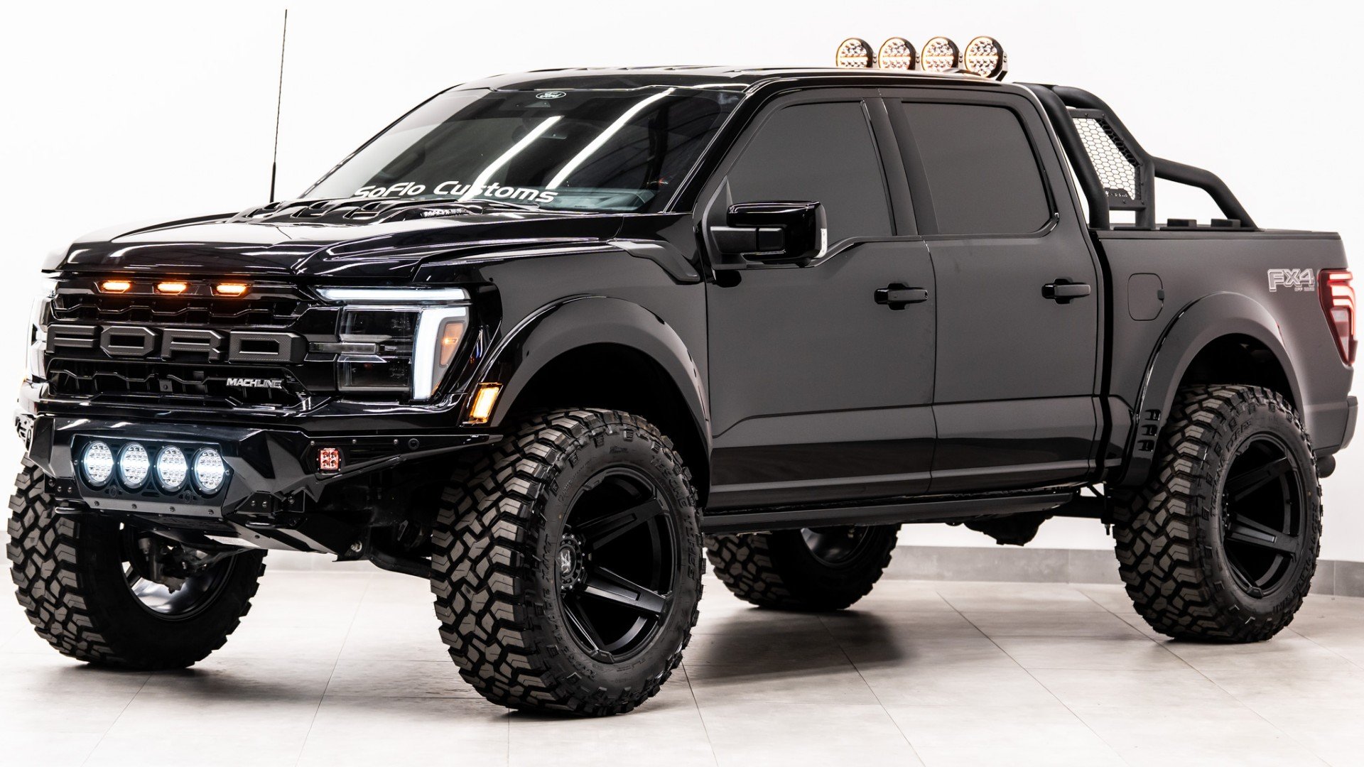 2025 FORD F-150 LARIAT in Agate Black Metallic, photo 1 of 57