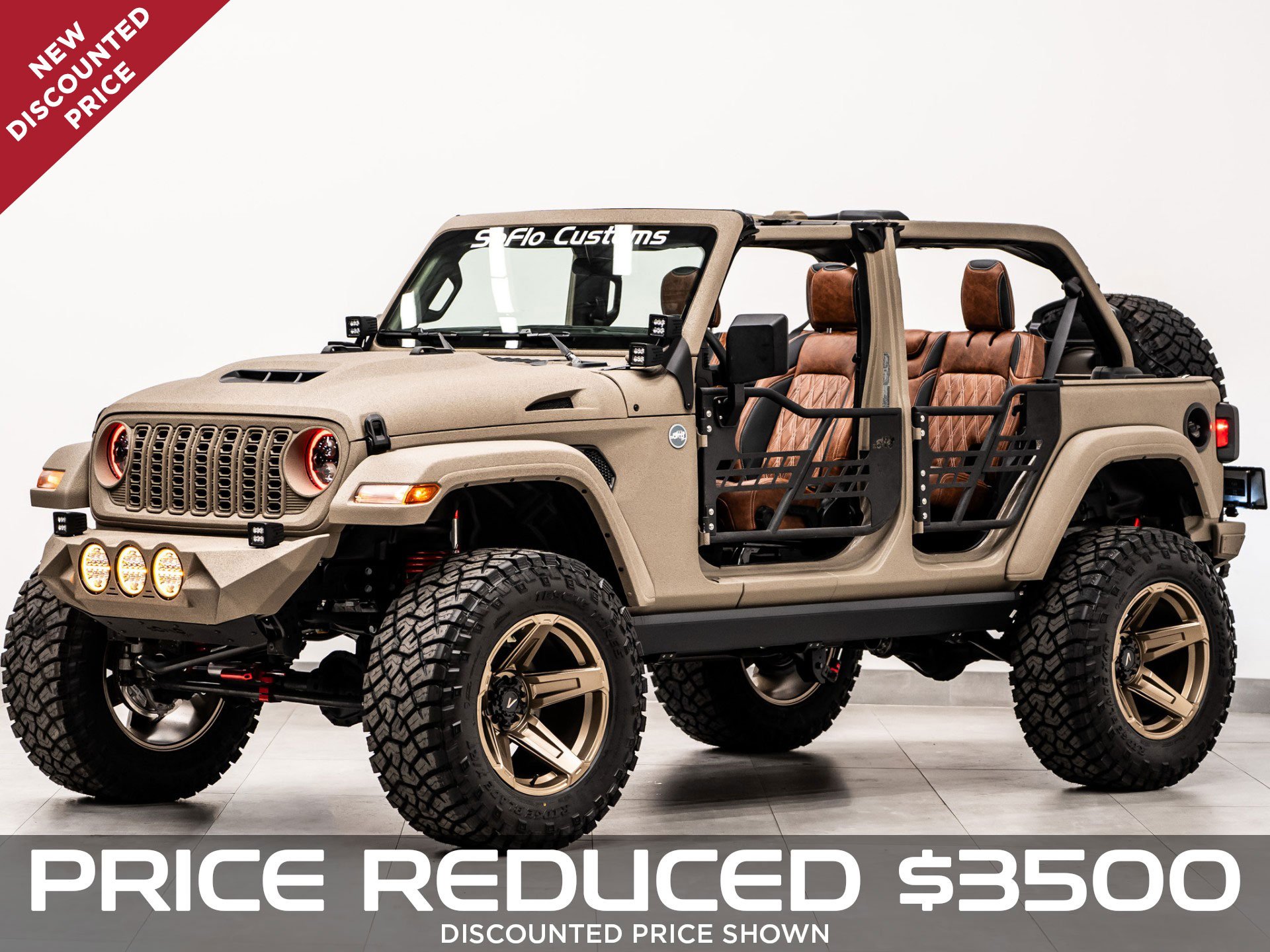 2026 JEEP WRANGLER 4X4 in Tan, photo 1 of 55