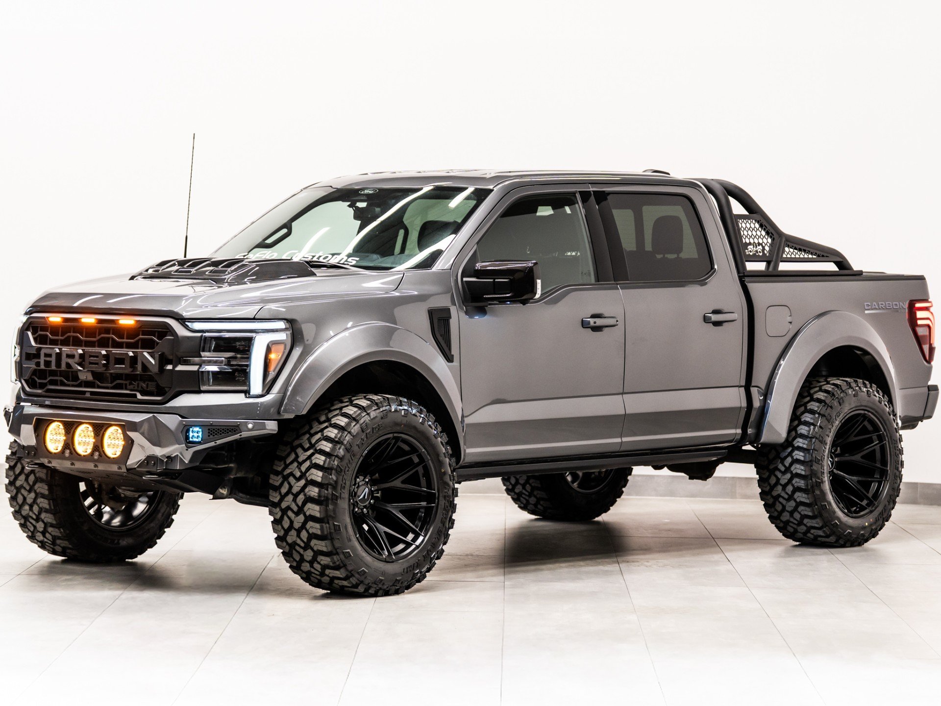 2025 FORD F-150 LARIAT 4X4 in Carbonized Gray Metallic, photo 1 of 57