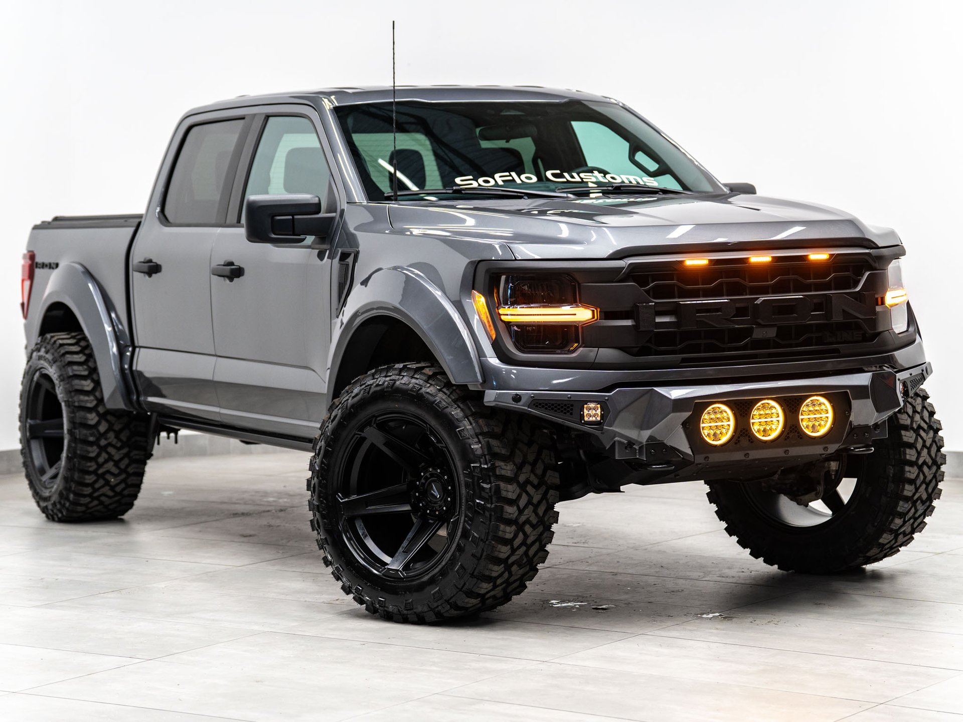 2024 FORD F-150 4X4 in Carbonized Gray Metallic, photo 1 of 5