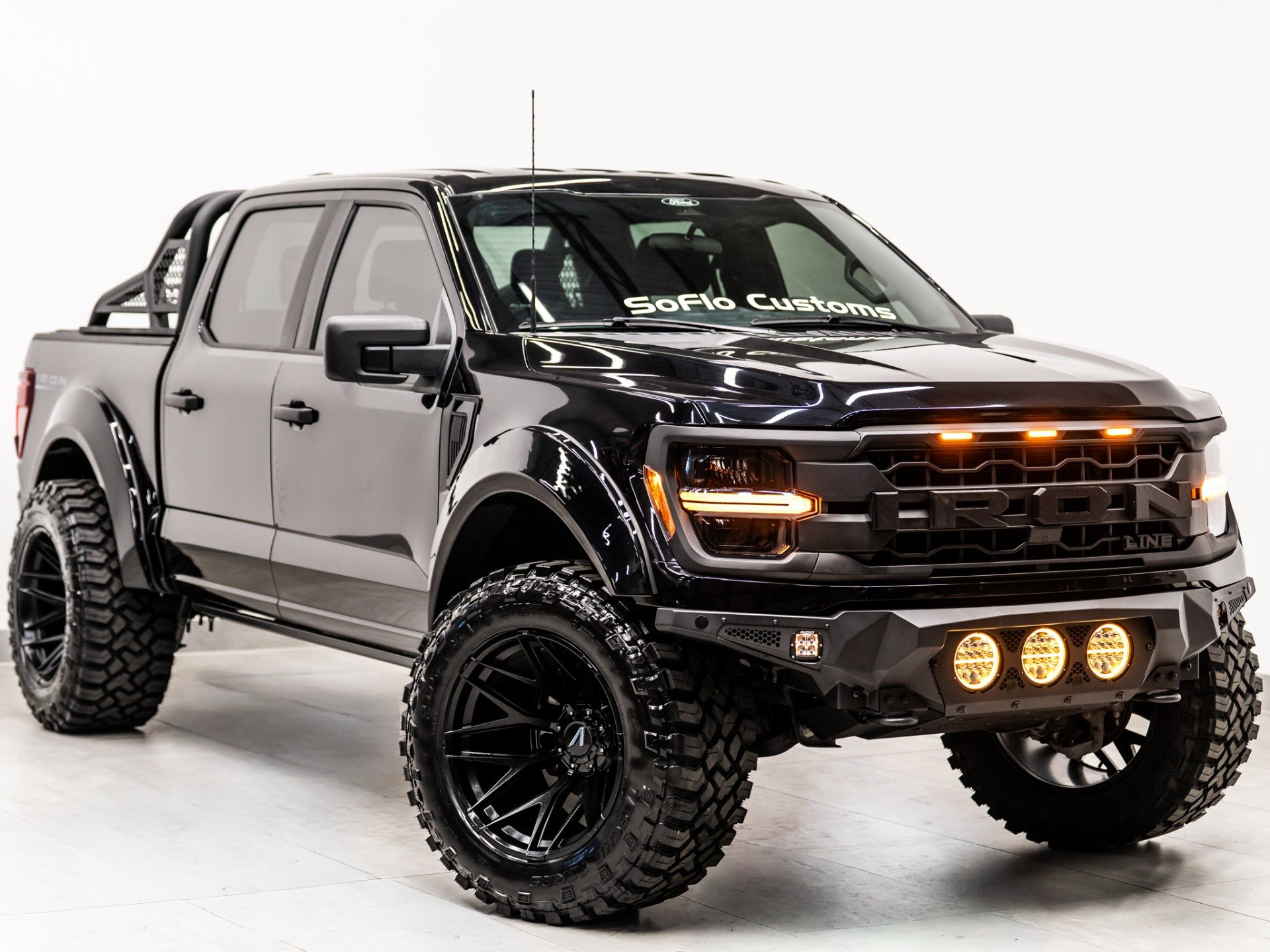 2025 FORD F-150 4X4 in Agate Black Metallic, photo 1 of 5