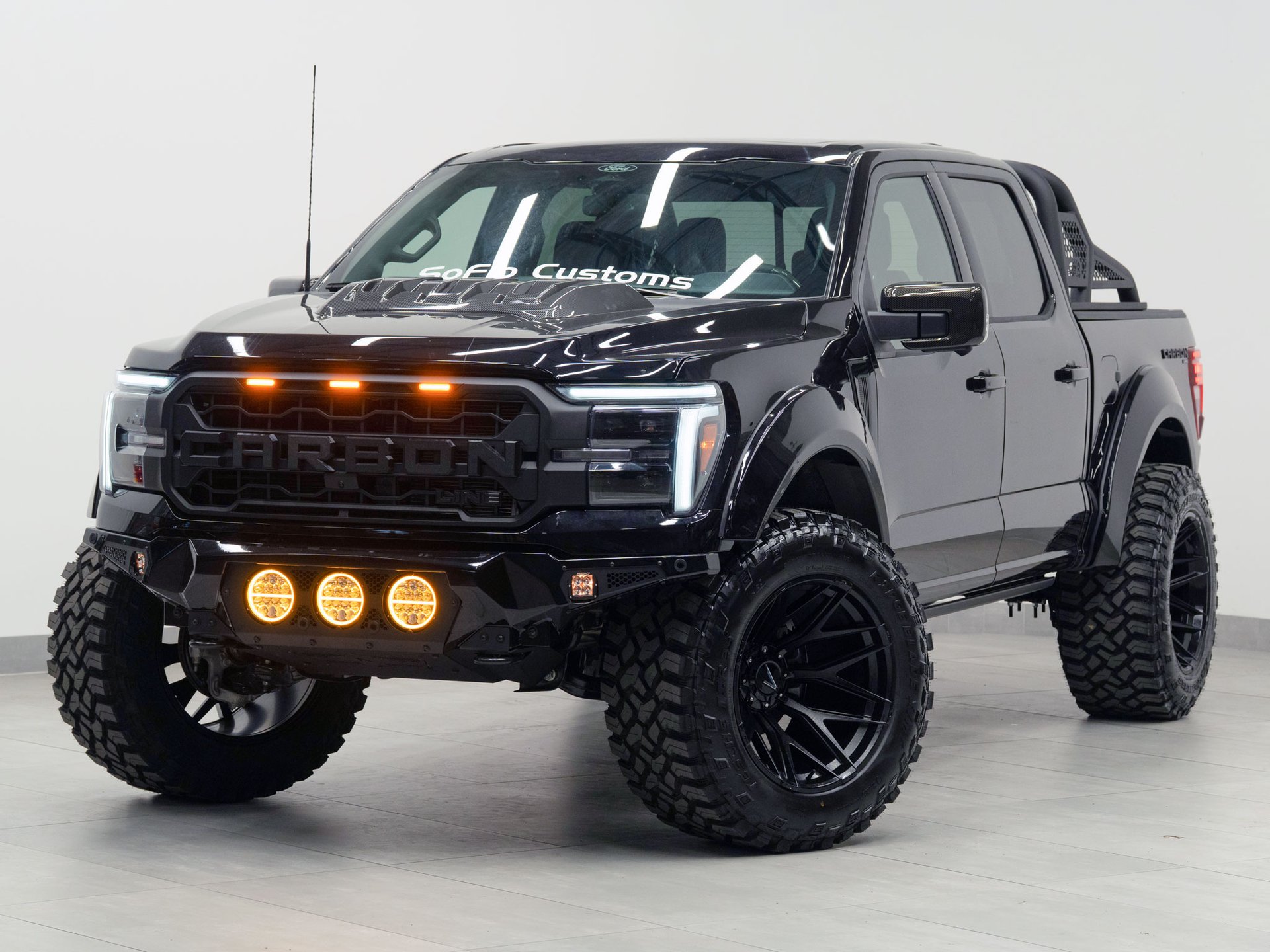 2026 FORD F-150 4X4 LARIAT in Agate Black Metallic, photo 1 of 5
