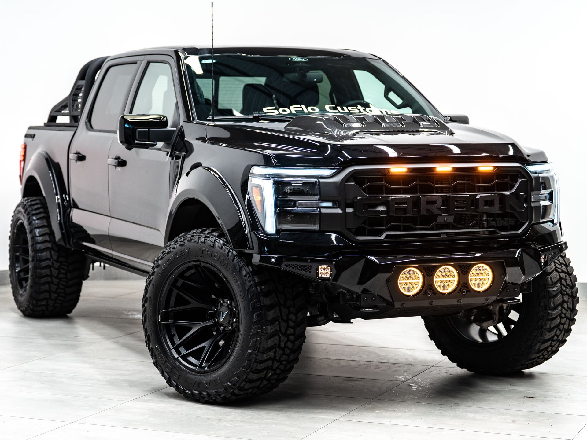 2025 FORD F-150 4X4 in Agate Black Metallic, photo 1 of 5