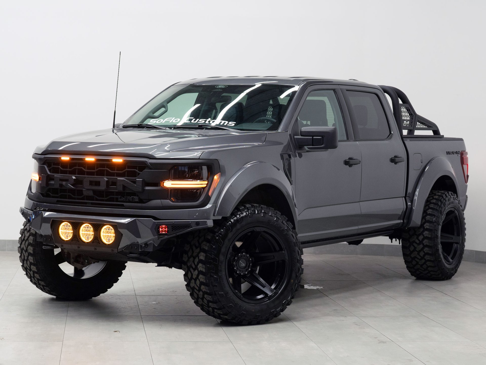 2025 FORD F-150 4X4 in Carbonized Gray Metallic, photo 1 of 5