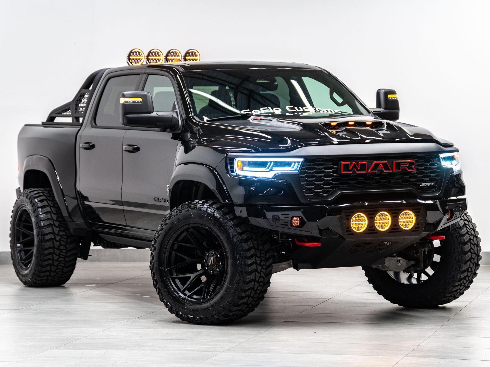 2027 RAM SRT TRX 4X4 in Diamond Black Crystal Pearlcoat, photo 1 of 5