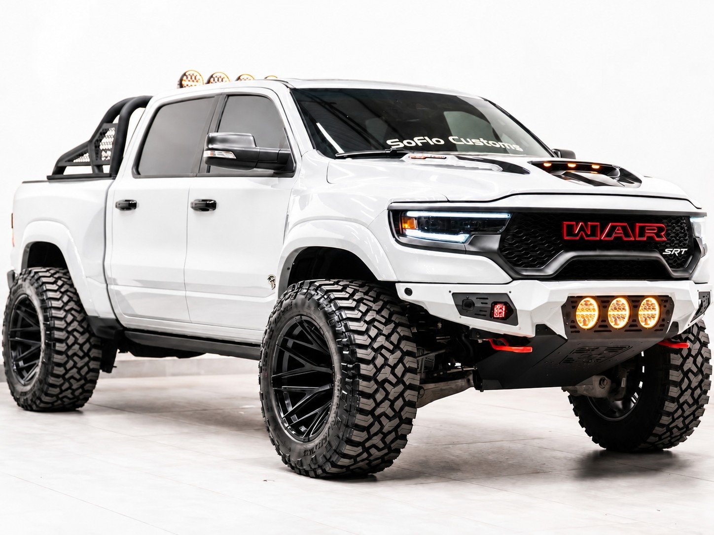 2027 RAM TRX SRT 4X4 in BRIGHT WHITE CLEARCOAT, photo 1 of 9