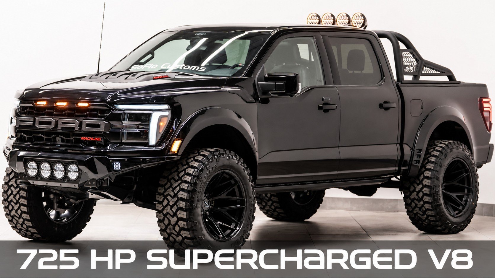 2024 FORD F-150 4X4 LARIAT in Agate Black Metallic, photo 1 of 47