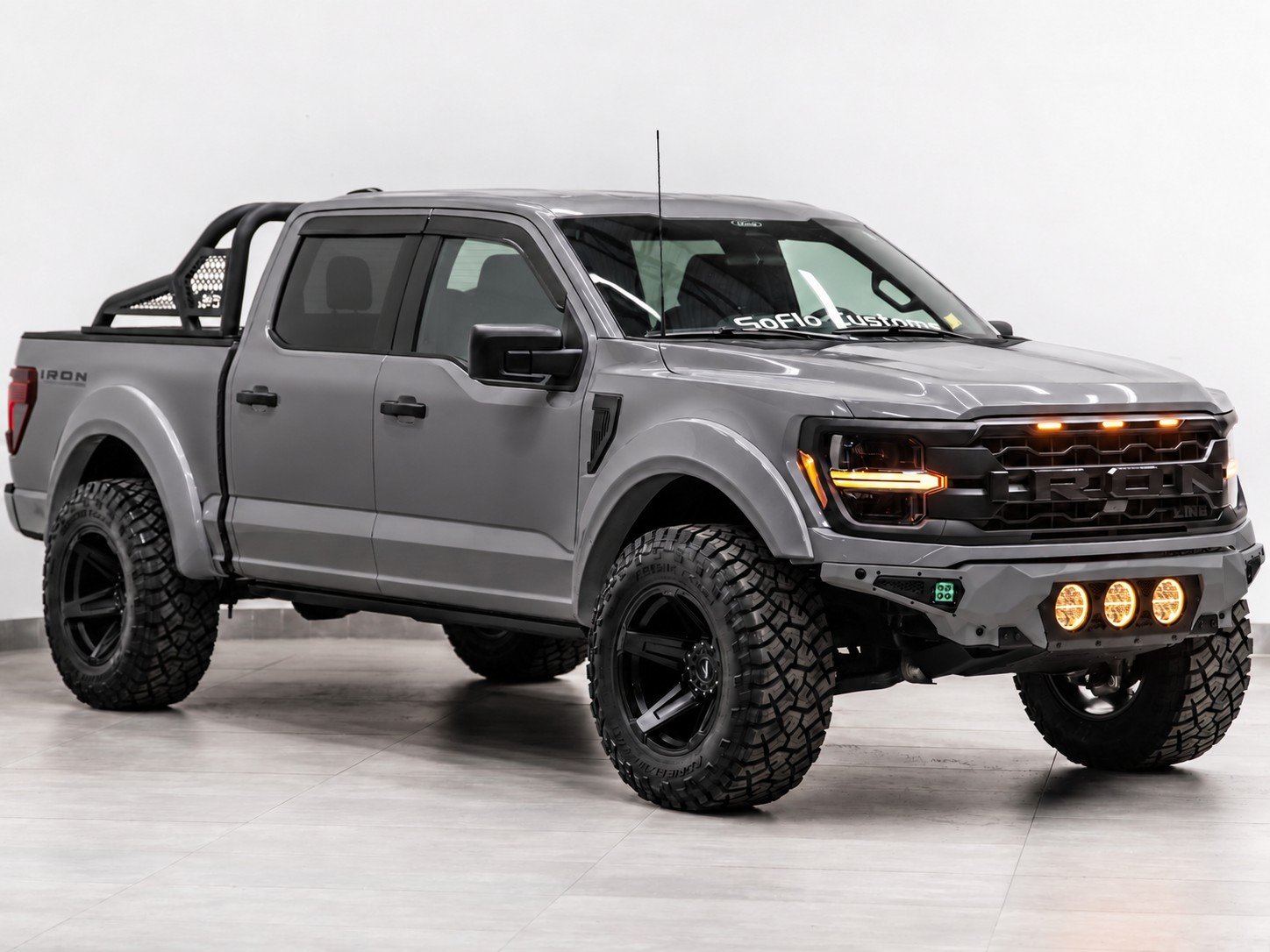 2025 FORD F-150 4X4 in Carbonized Gray Metallic, photo 1 of 11
