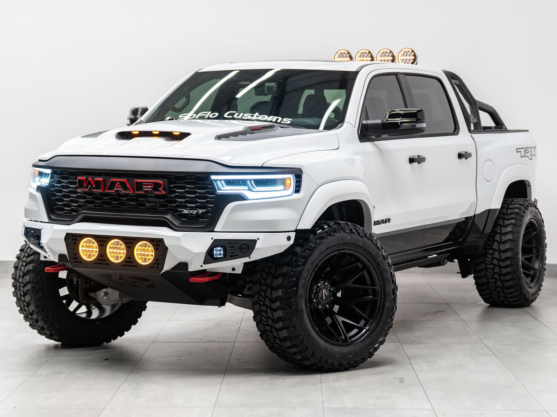2027 RAM TRX SRT 4X4 in BRIGHT WHITE CLEARCOAT, photo 1 of 5