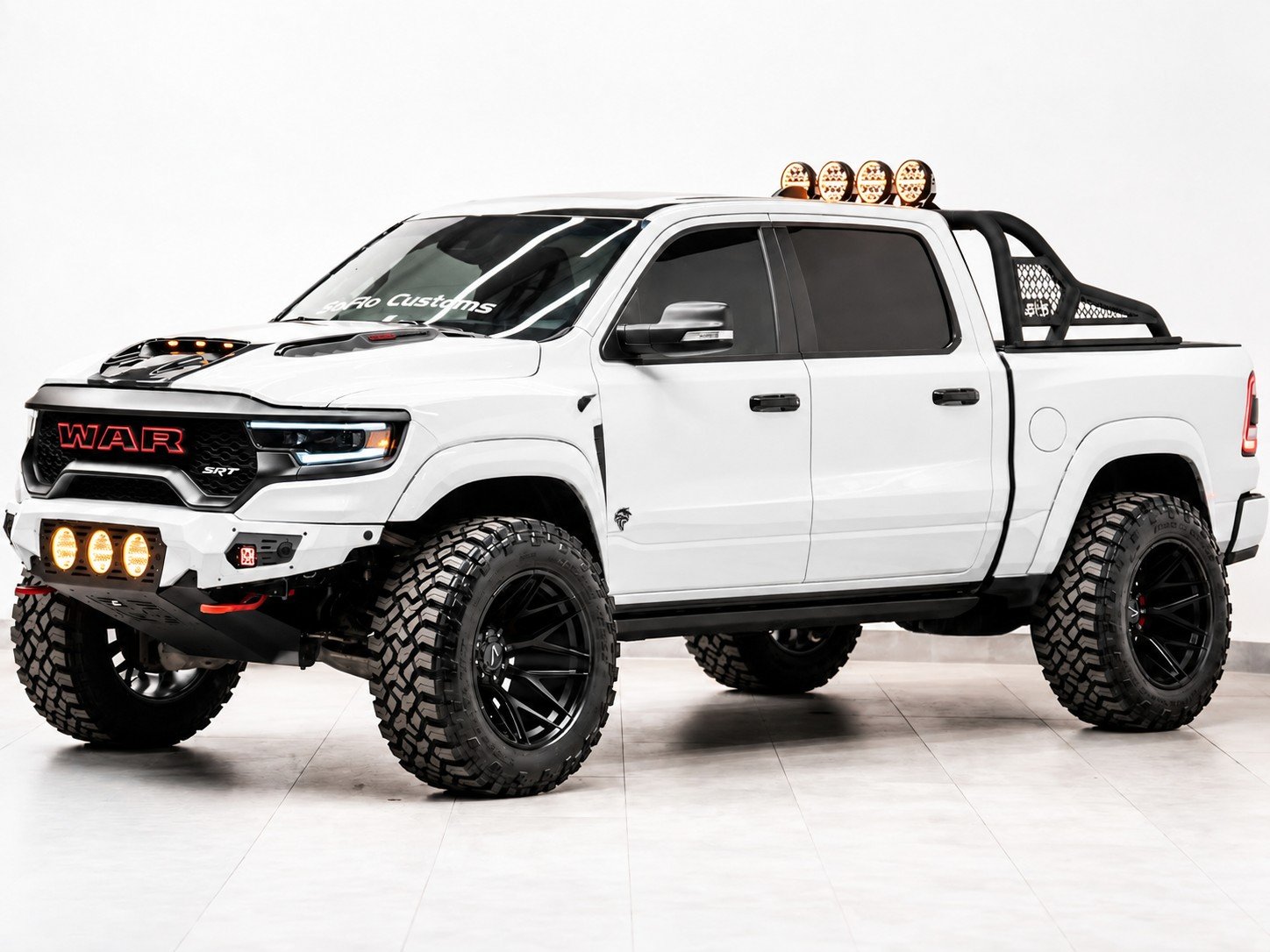 2027 RAM TRX SRT 4X4 in BRIGHT WHITE CLEARCOAT, photo 1 of 5