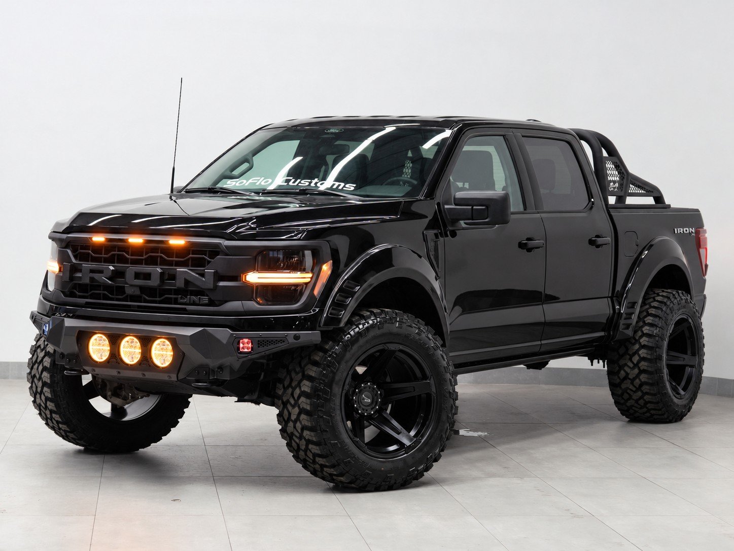 2025 FORD F-150 4X4 in Agate Black Metallic, photo 1 of 17
