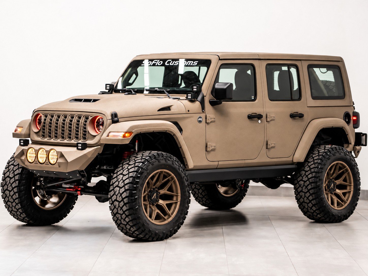 2026 JEEP WRANGLER 4X4 in Tan, photo 1 of 42