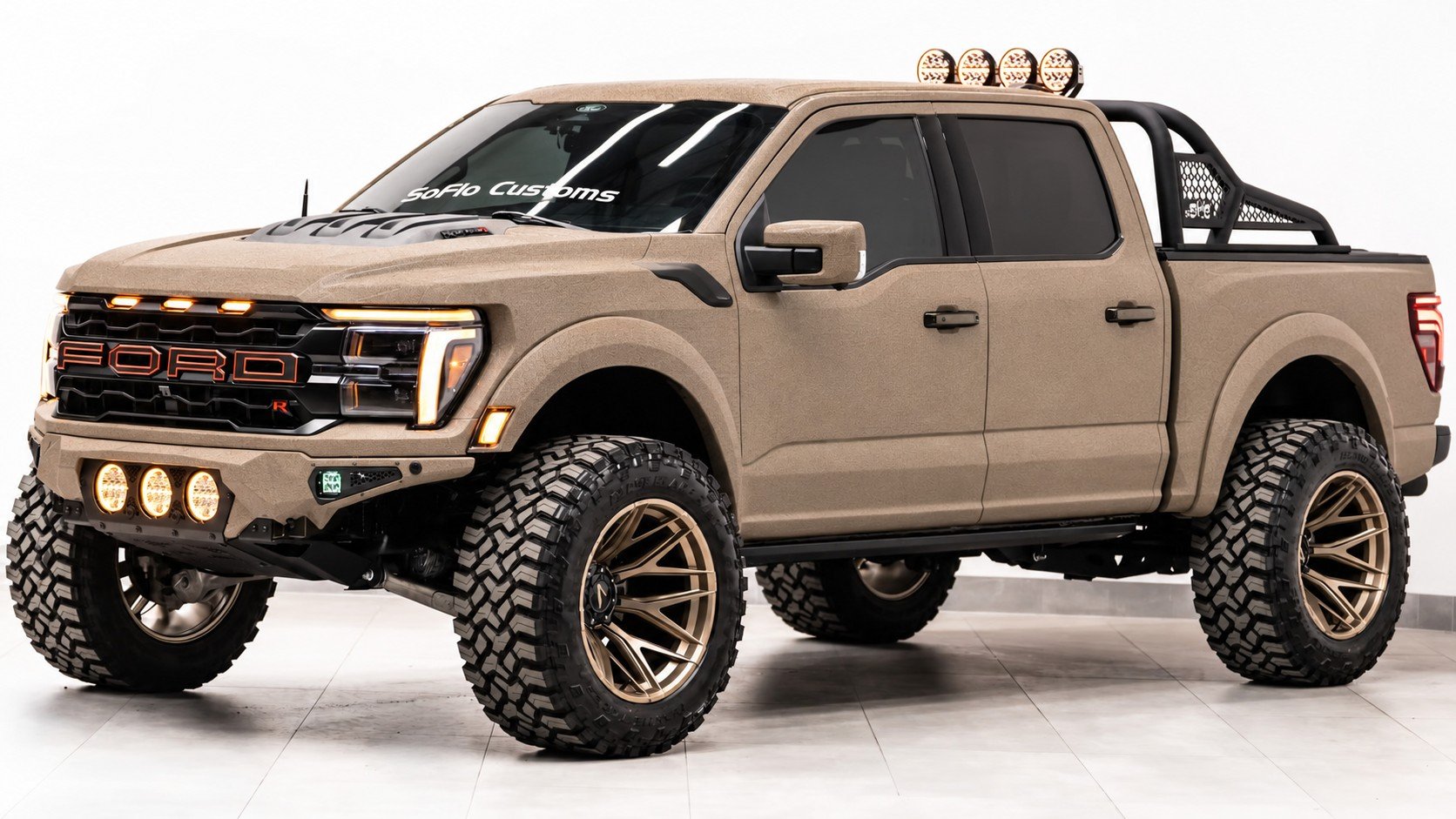 2026 FORD F-150 RAPTOR R in Tan, photo 1 of 20