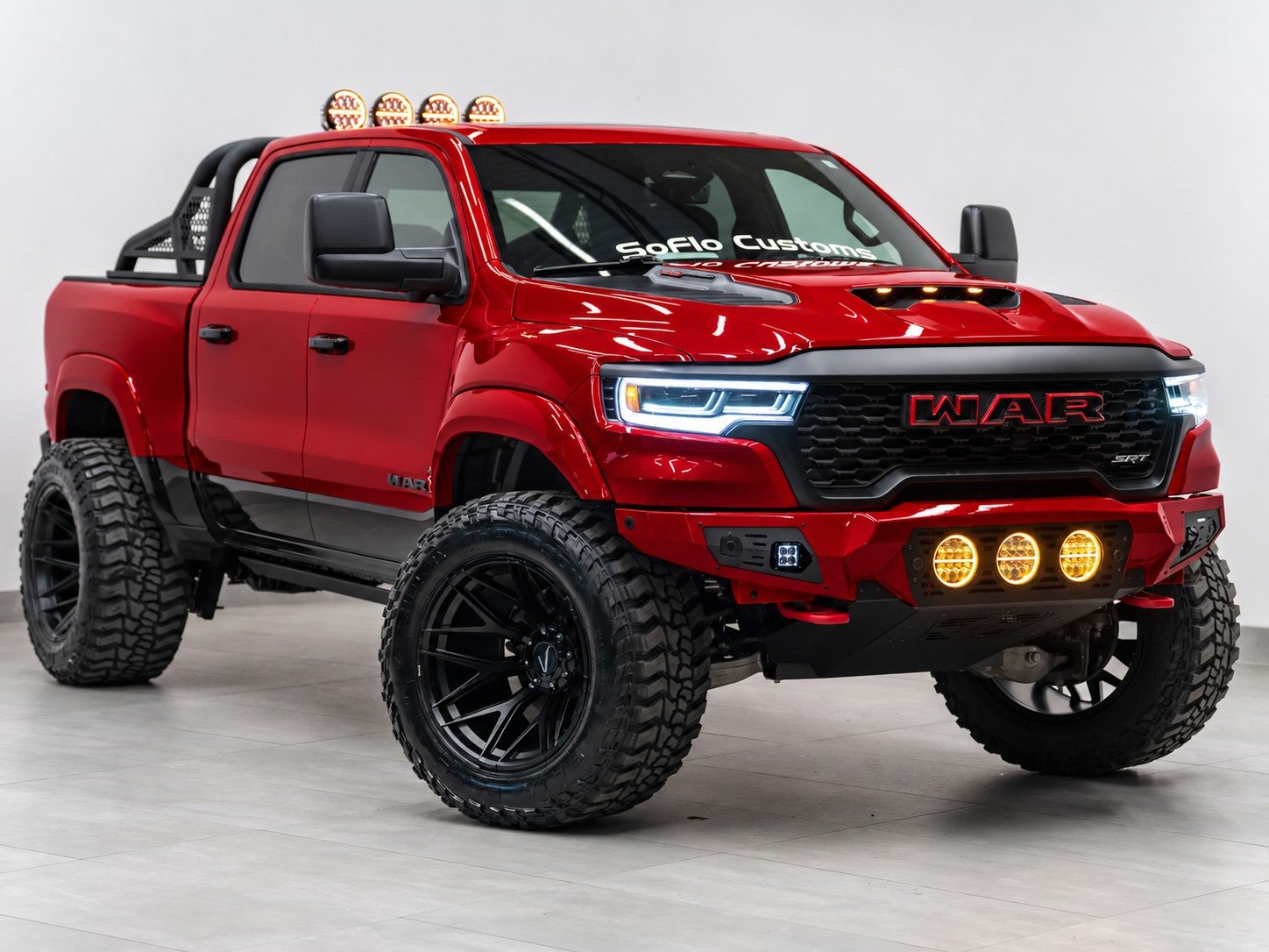 2027 RAM TRX SRT 4X4 in MOLTEN RED PEARLCOAT, photo 1 of 21
